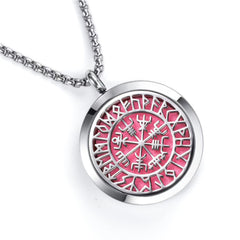 Upper Norse Vikings Amulet Stainless Steel Locket keeps oils away from clothing