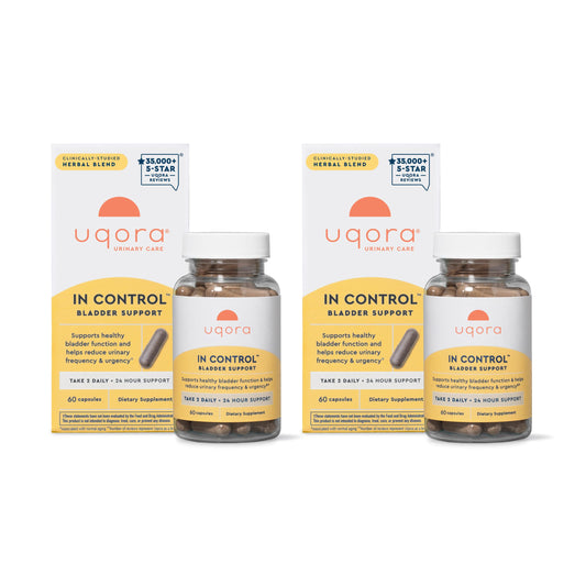 Uqora In Control Bladder Support bottle and packaging
