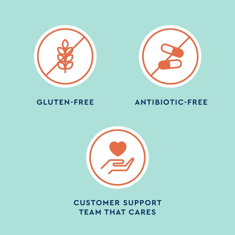 Gluten-free label on Uqora Promote packaging