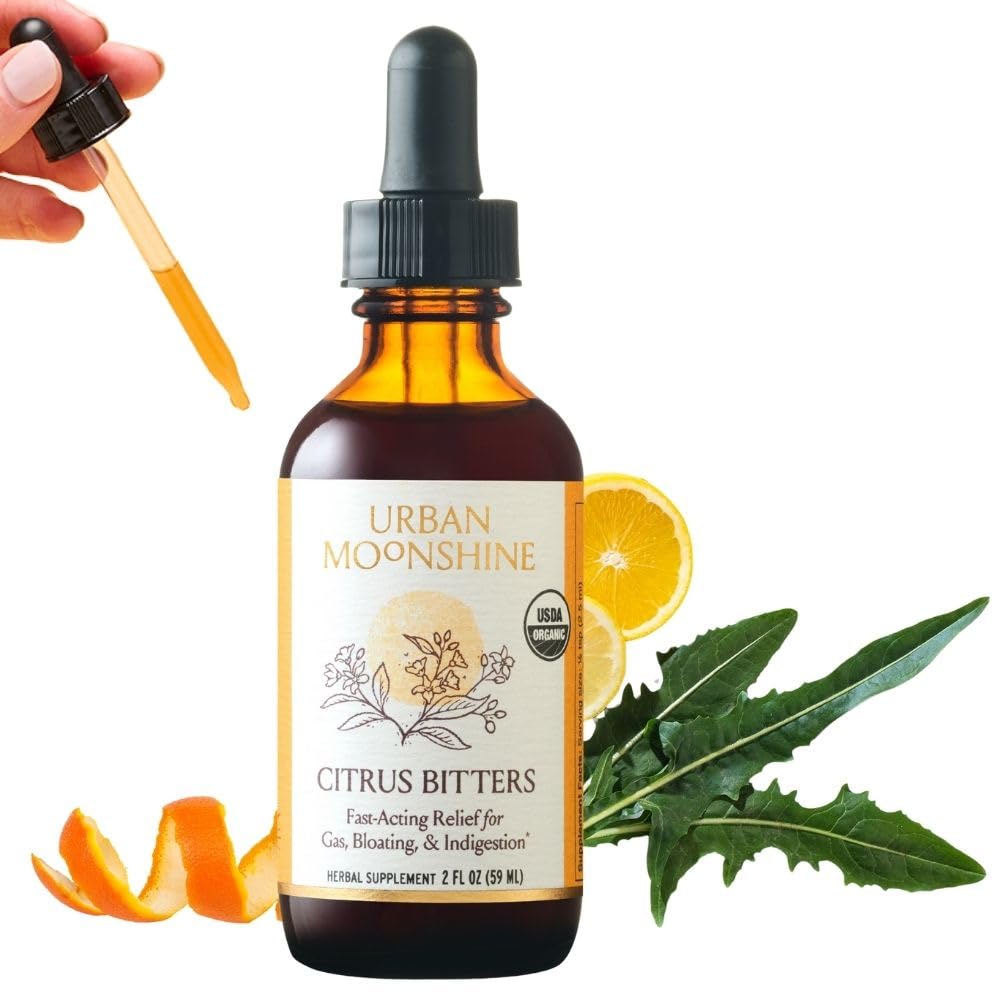 Urban Moonshine Citrus Digestive Bitters bottle and label