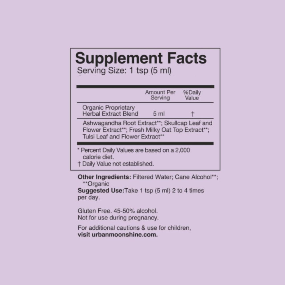 Gluten-free herbal supplement bottle packaging