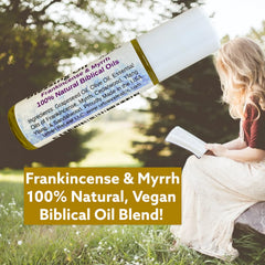 Ingredients overview for Urban ReLeaf Anointing Oil: Grapeseed, Olive, Frankincense, Myrrh