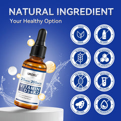 URDRU D3 K2 liquid drops usage instructions
