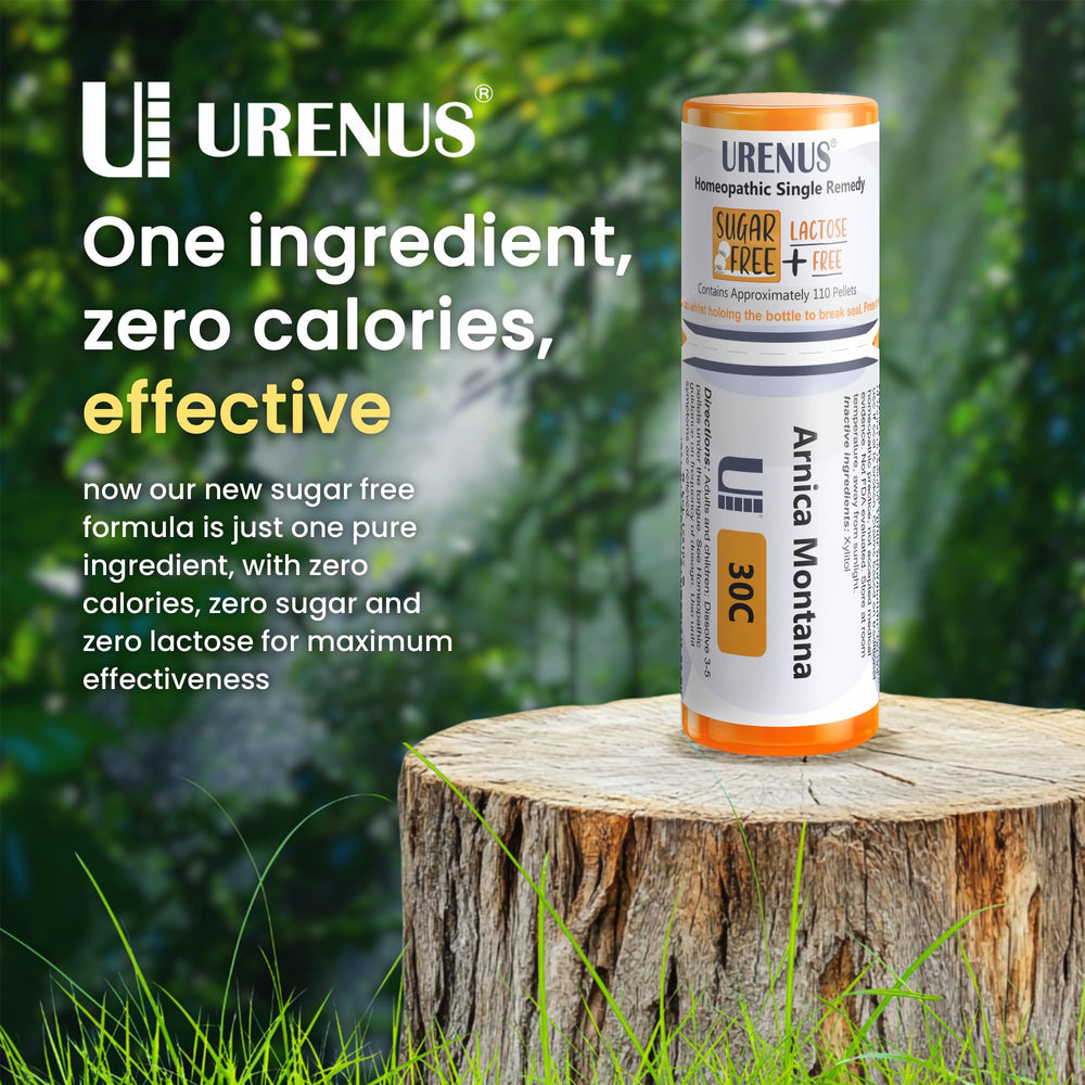 Compact bottle containing 110 pellets for on-the-go wellness