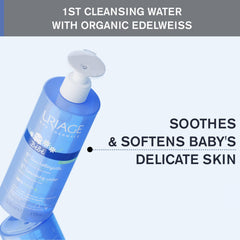 Product shot of URIAGE Baby 1st Cleansing Water with Edelweiss