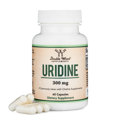 Uridine Monophosphate supplement bottle and label