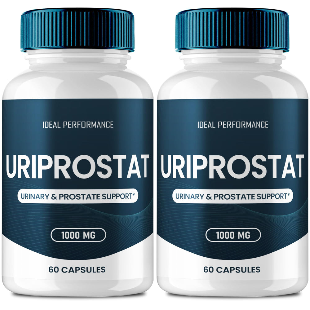 Uriprostat prostate health capsules bottle close-up