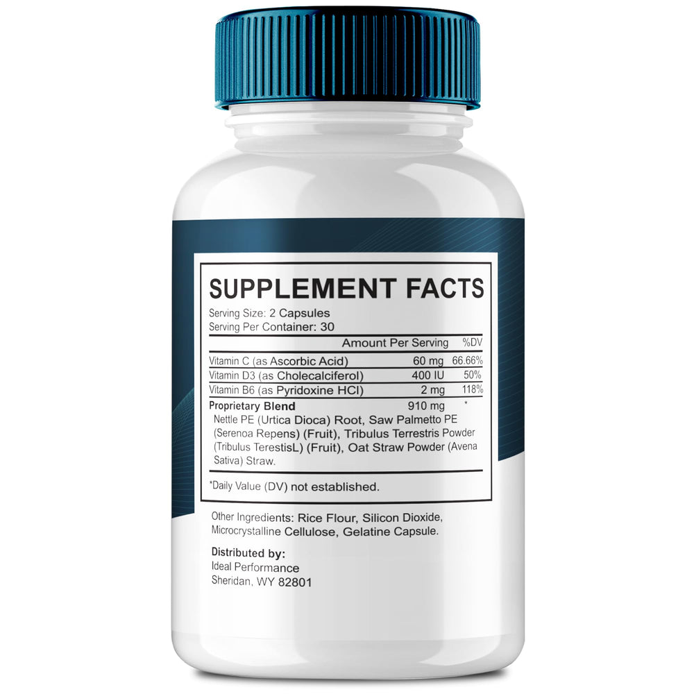 Uriprostat all-natural support pills bottle