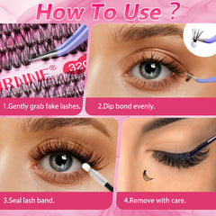 URNNE 9-16mm mix clusters for customizable eye shapes
