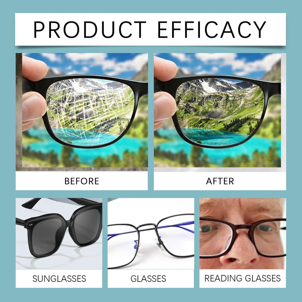Phone screen cleaning with lens cleaner spray