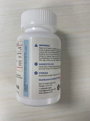 Close-up of product label