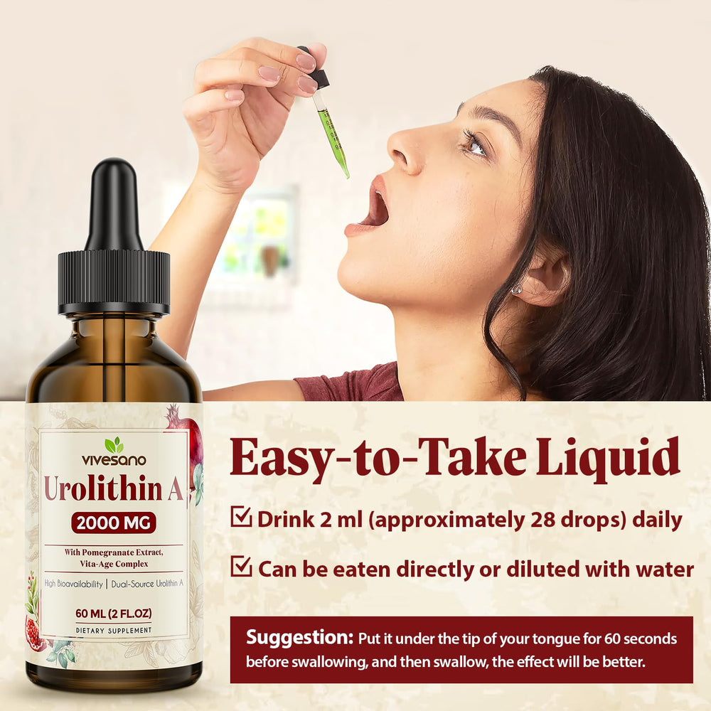 Ingredient label of Urolithin A supplement