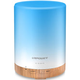 URPOWER 300ml essential oil diffuser with wood grain base
