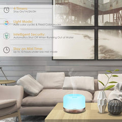 URPOWER diffuser showing four timer modes