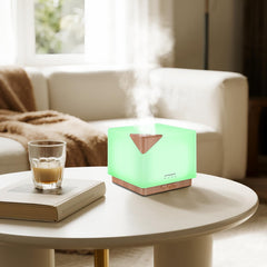 Close-up of mist outlet showing adjustable mode