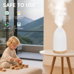Diffuser with 7-color LED ambient lighting