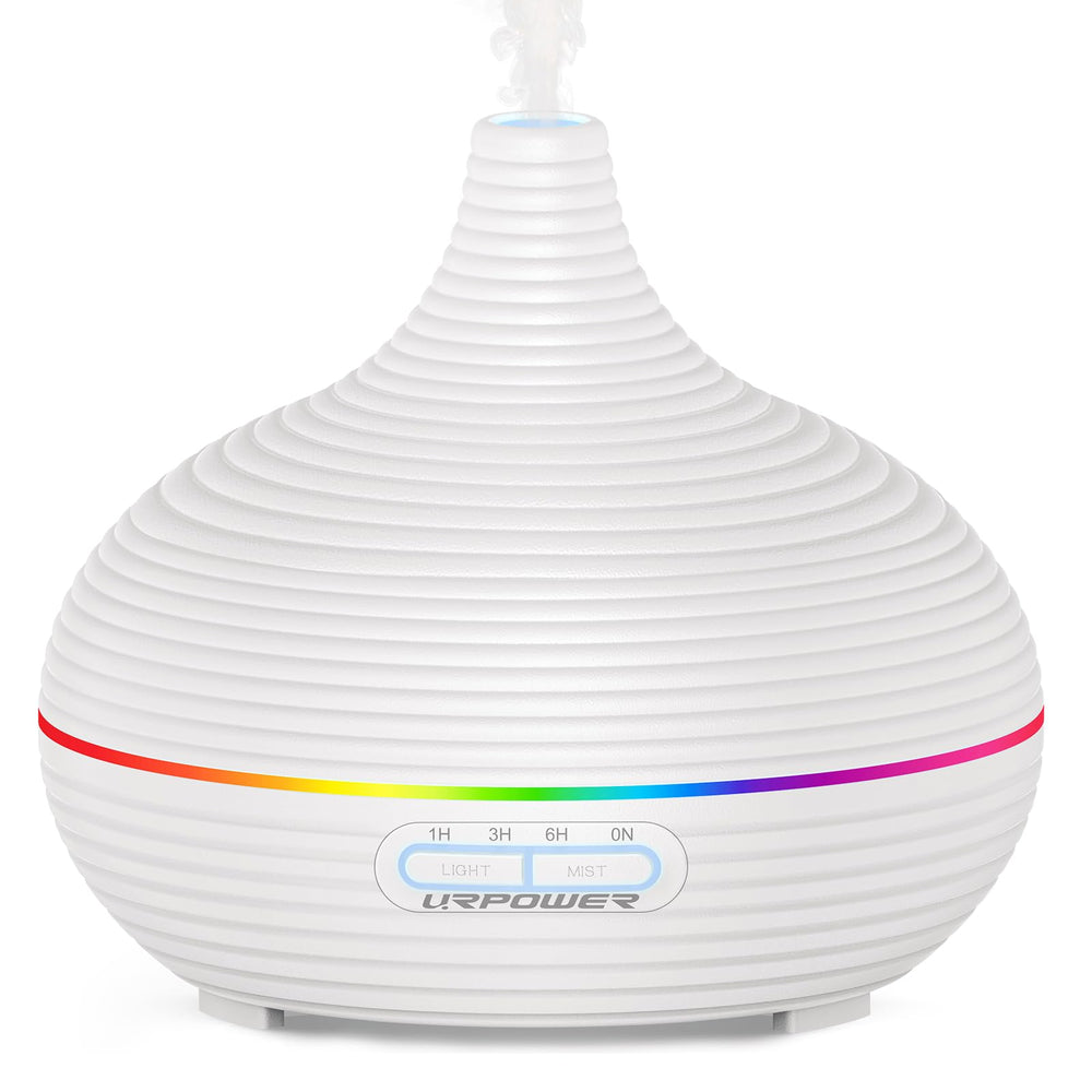 URPOWER diffuser showcases faux ceramic design for premium home aesthetics and durable styling.
