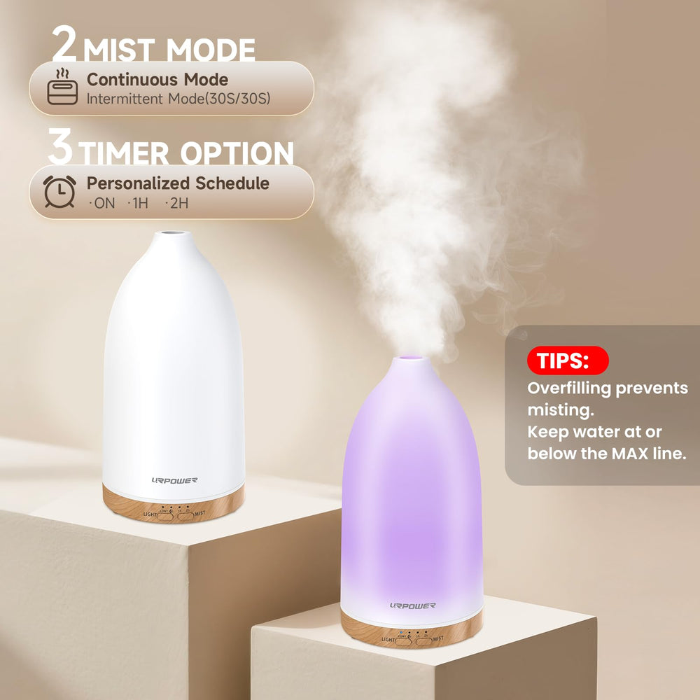 Auto-off safety feature with 100ml water tank.