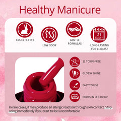 UR SUGAR color window design helps quick color selection during manicure.