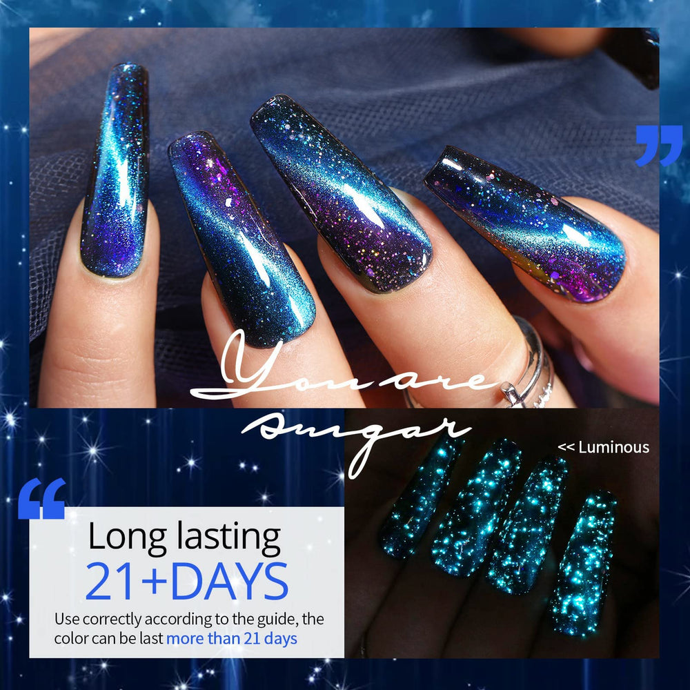 UR SUGAR Glow-in-the-Dark Gel glows softly in low light.