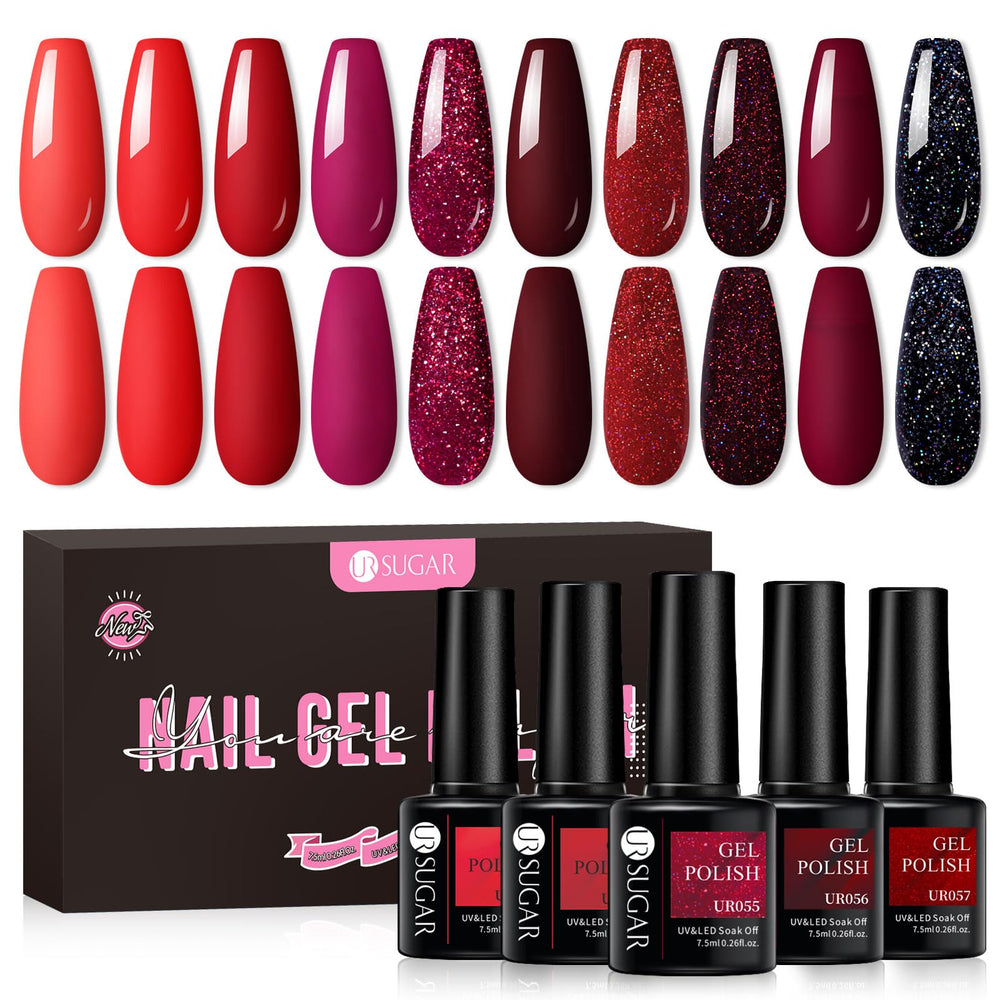 UR SUGAR red series packaging photo shows gift-ready set for all seasons.