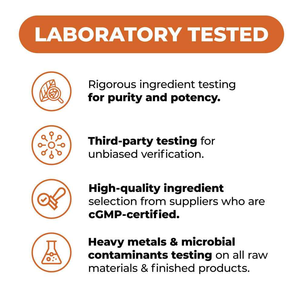 Made in USA in cGMP and NSF certified facility