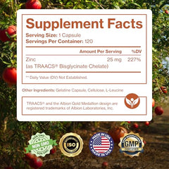 USA-made in cgmp ISO17025 certified labs badge