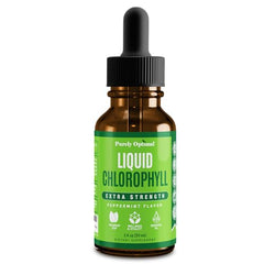 USA-made chlorophyll liquid drops bottle