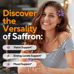 USA-made saffron extract product packaging