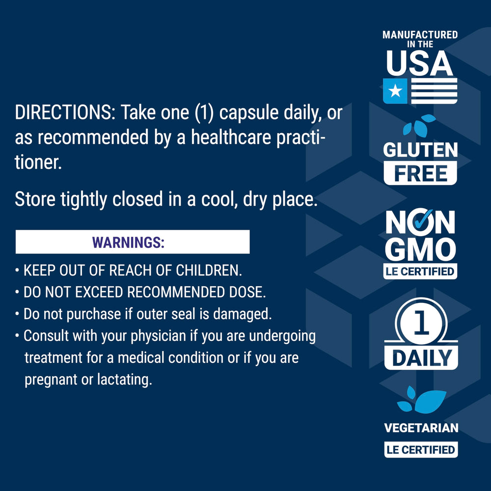 Made in the USA badge for lactoferrin supplement