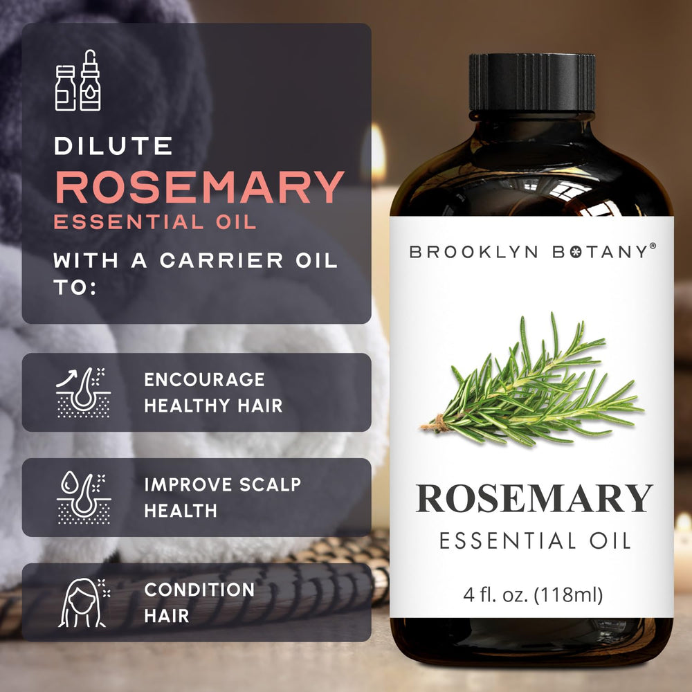 USA-sourced rosemary essential oil bottle