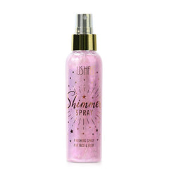 USHAS body glitter spray bottle adds portable sparkle for festivals and performances.