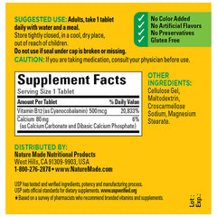 USP Verified seal on Nature Made Vitamin B12 bottle