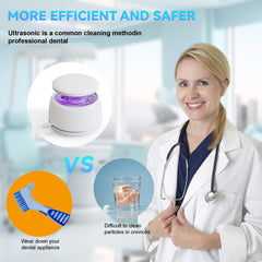 USRIXITECH Ultrasonic Retainer Cleaner Pro - protect aligners from discoloration