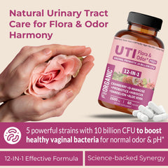 UTI Flora & Odor Pro+ Pack 2 – Back label