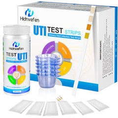 Front view of 4-in-1 UTI test strips kit