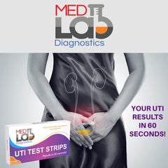 UTI test strips suitable for women, men, kids, and pets (cats and dogs)