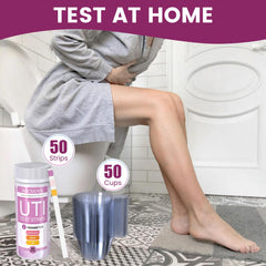 3-in-1 UTI home testing kit detecting Leukocytes, Nitrite and pH