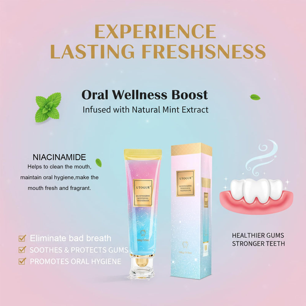 Natural mint extract representing lasting freshness