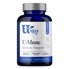 U-Mune bottle front label by Utzy Naturals