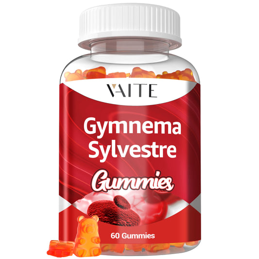 VAITE Gymnema Sylvestre Gummies bottle and 60 chews