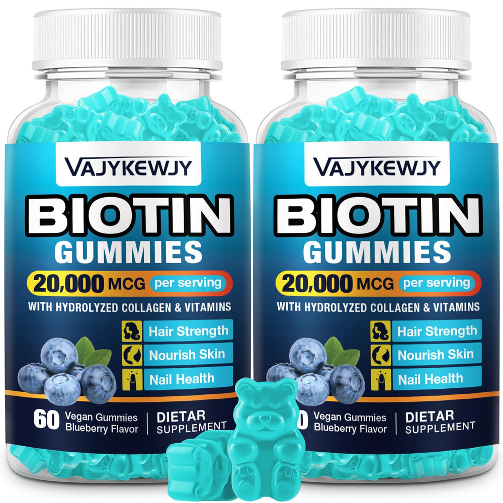 VAJYKEWJY vegan biotin gummies - hero image