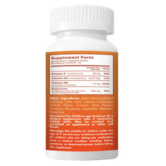 Label showing 100 mg magnesium from glycinate, citrate, taurate blends