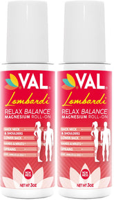 VAL Lombardi Magnesium Roll-On 3oz bottle – front view