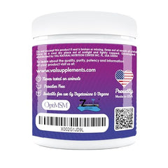 VAL Magnesium Aromatherapy Massage Cream 8oz jar close-up