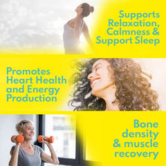 Scoop pouring VAL Triple Magnesium powder into a glass