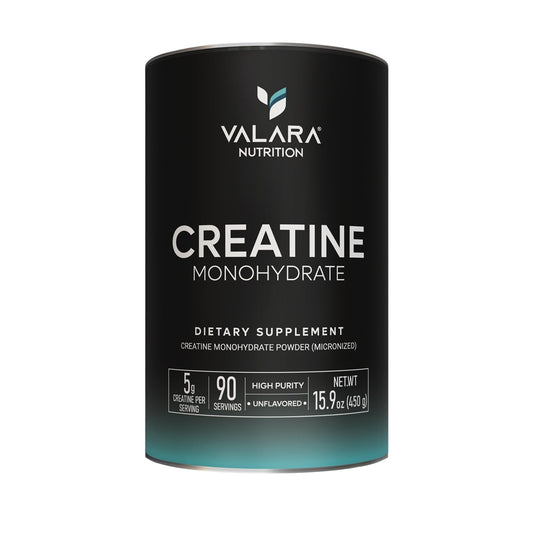 Valara Creatine Monohydrate micronized powder 450g jar