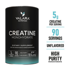 Powder of creatine monohydrate dissolves easily in liquid