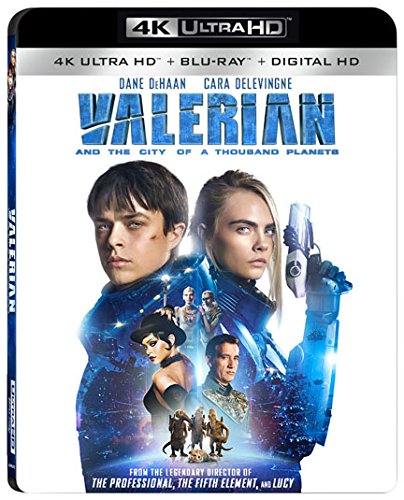 Valerian and Laureline on 4K Ultra HD Blu-ray cover art