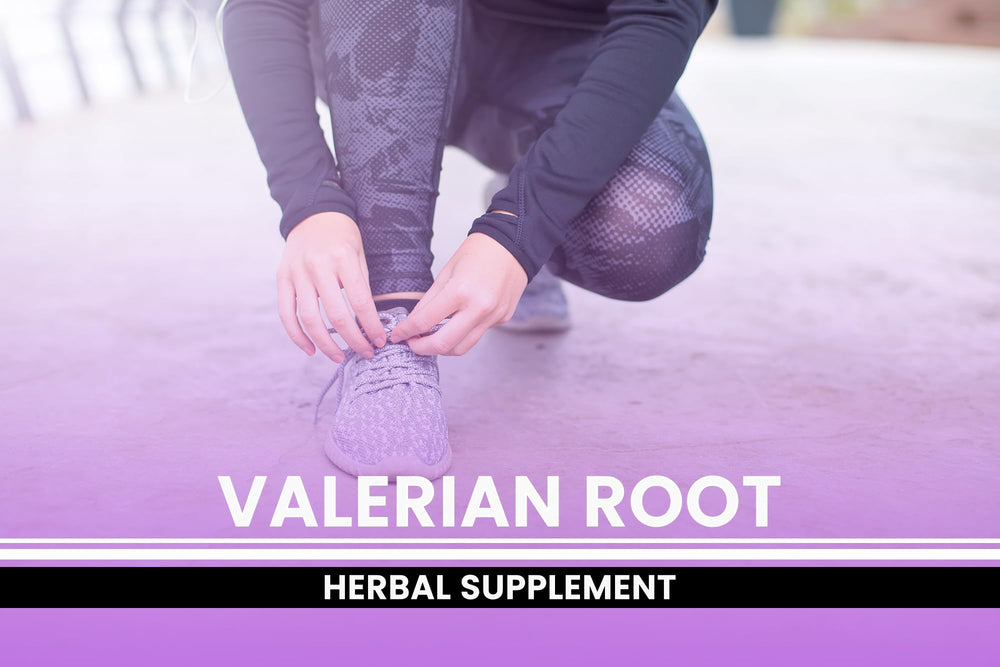 Utah-based packaging label for Valerian Root capsules